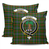 Clan Bisset Tartan Crest Pillow Cover HX16 Clan Bisset Tartan Today